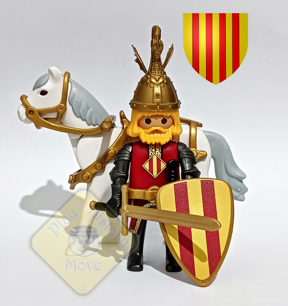 Rey D. Jaime I de Aragón ecuestre